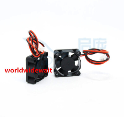 2PCS 3D Printer Parts DC12V Cooling Fan 3010 30x30x10mm Black 2 Wires #D5