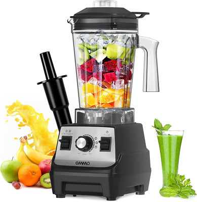 1800W Professional High-Speed Blender, 60Oz BPA-Free, Stainless Steel Blades
