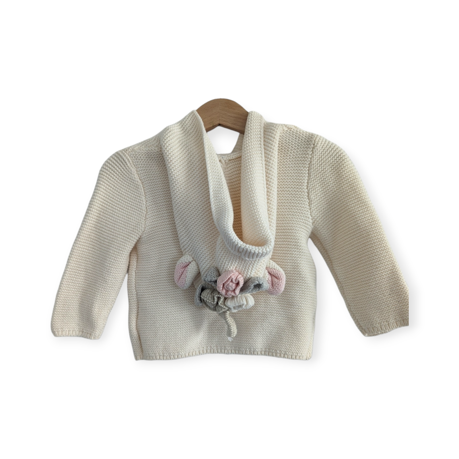 Baby Gap knitted unicorn hooded cardigan 612 mos eBay