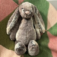 Jellycat LARGE Woodland BABE Bashful BUNNY 15 inches Authentic EUC! CLEAN!!