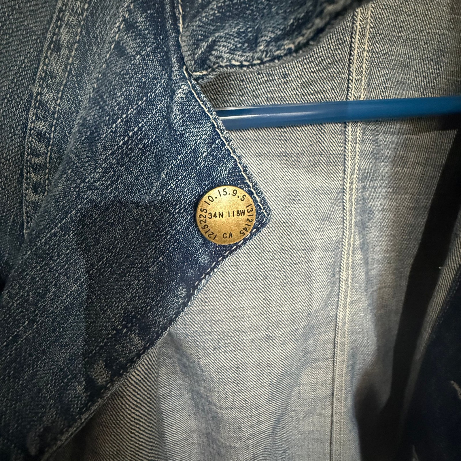 Vintage Patch Denim Chore Jacket - image 4