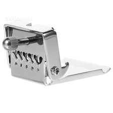 5 String Banjo Tailpiece, Chrome Plated Alloy Replacement - Enhances Tone,Silver