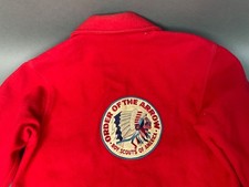 VTG 70s Boy Scouts of America BSA Red Wool Official Jacket Mens 40 Shirt Jac