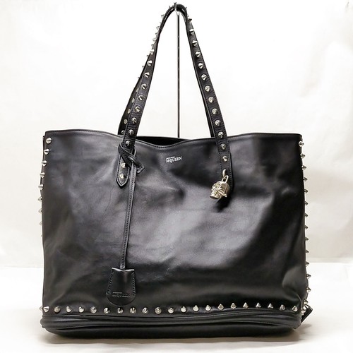 Alexander McQueen Hand Bag Black Leather 5507730