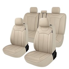 For Kia Forte Sportage Rio Car Seat Covers Leather 5 Seats Front Rear Full Set