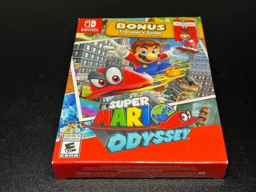 Super Mario Odyssey Starter Edition Traveler Guide Nintendo Switch Factory Seal