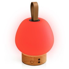 liderstar Red Light Therapy Sleep Lamp 660nm Glow for Better Sleep Cor