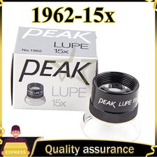 1962-15x Original PEAK Scale Loupe 15X Portable Magnifier Eyepiece Without Scale