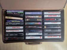 80  s Hair Metal Rock Cassettes Lot Of 25 Tapes With Case- All Like New Condition