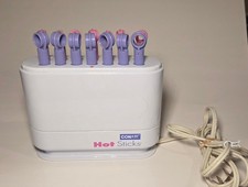 Vintage Conair Hot Sticks Hair Setter 14 Flexible Rollers Tested-Working