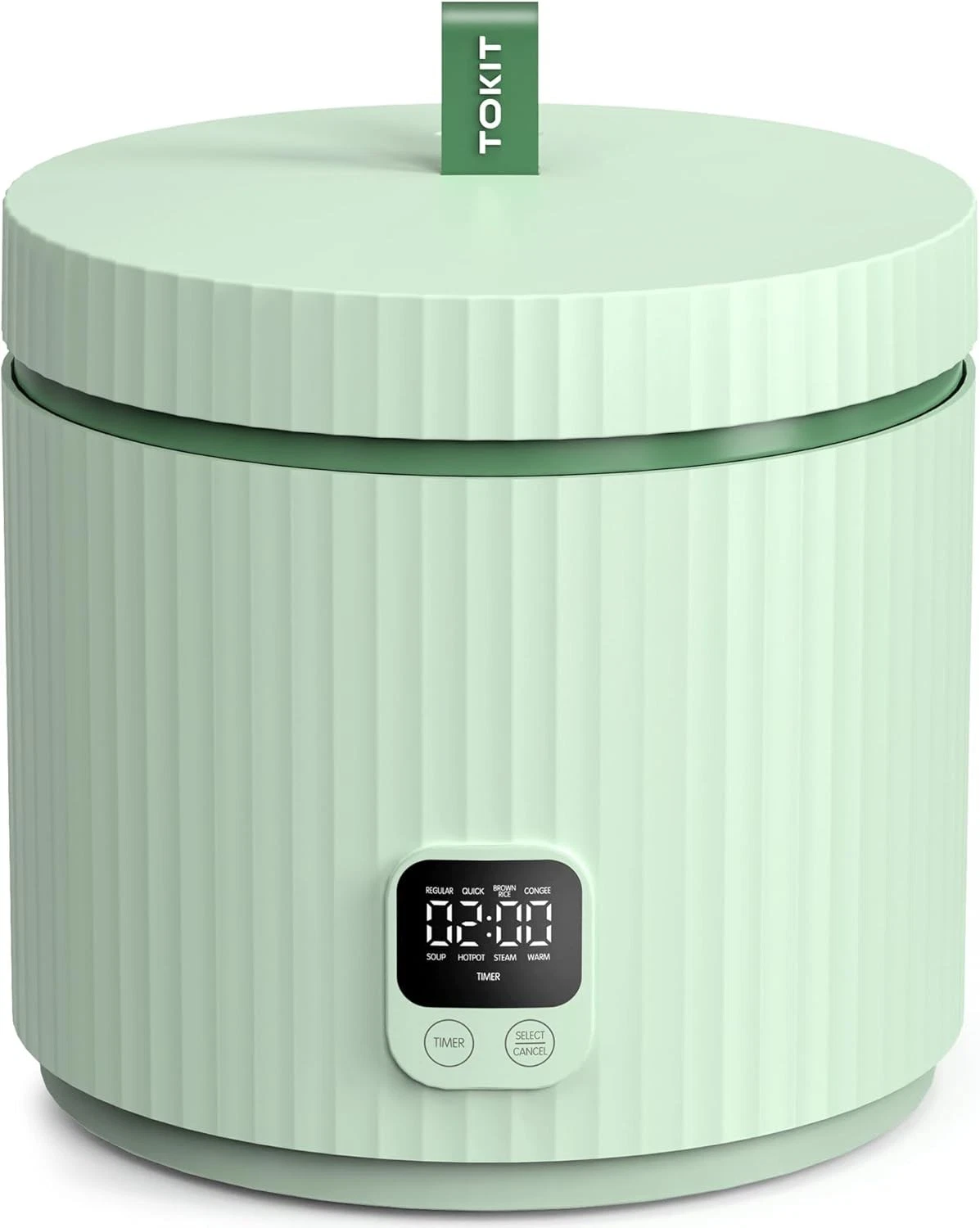 TOKIT Mini Rice Cooker 3-Cup Ceramic Nonstick 24H Timer Keep Warm 8 Functions
Opens in a new window