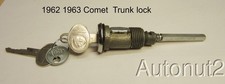 Mercury Comet Trunk Lock With 2 Mercury Keys Nos Original 1962 1963