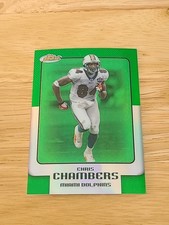 2006 Topps Finest Green Refractor /199 Chris Chambers #94 Dolphins $$$