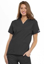 lot of 2 cherokee scrub tops 4700 and 4727 size Large, pewter