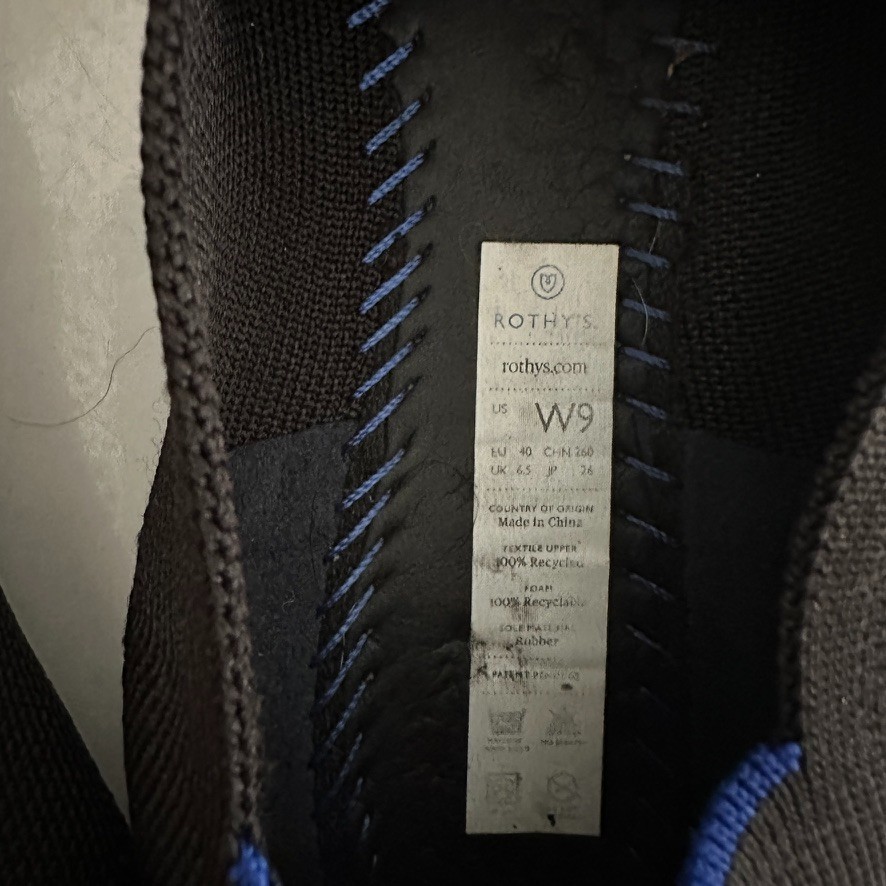Rothy's The Flat Black Solid Washable Comfort Min… - image 10