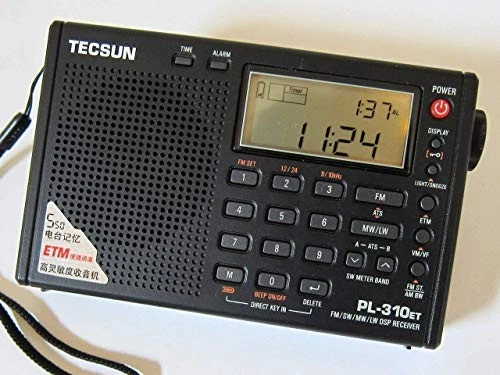 TECSUN Shortwave/AM/FM DSP processing BCL radio PL-310ET Black [NEW] TI - Image 3 of 4
