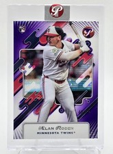 2025 Topps Pristine Alan Roden Purple Refractor /99 (RC) #214 Minnesota Twin