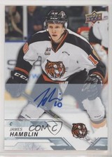 2018-19 Upper Deck CHL Auto James Hamblin #92 Auto 0rb9