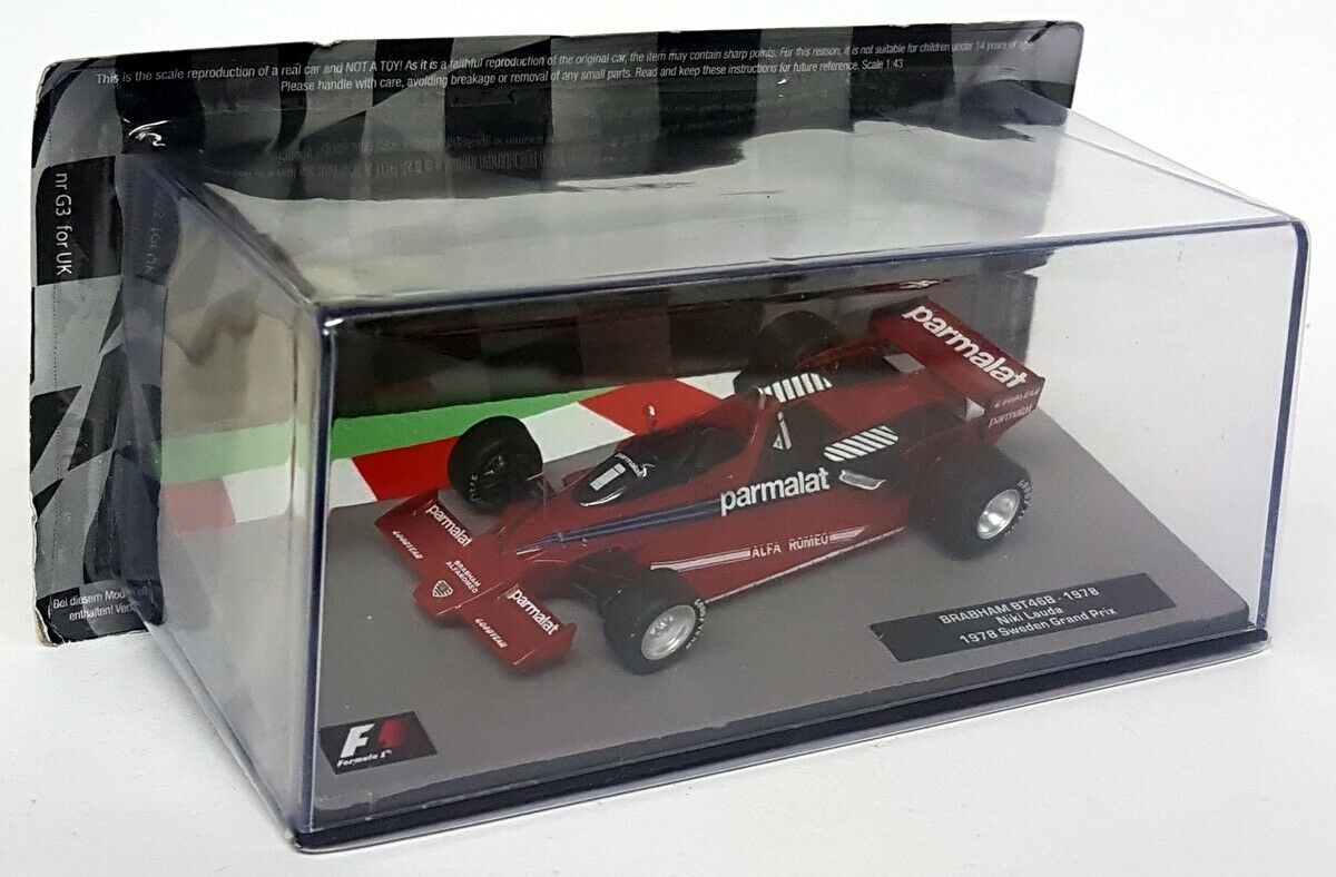 Atlas 1/43 - Brabham BT46B 1978 Sweden GP Niki Lauda G3 Diecast Model F1 Car