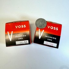 Voss Enlarging Lens Qty 2 F3.5 50mm 75mm Optics 39mm threaded mount.