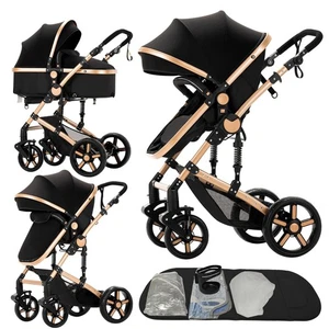 2 in 1 Baby Stroller Convertible Foldable Standard Stroller Reversible Pushchart
