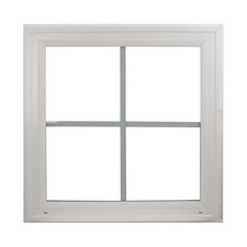 Double Pane Window 16" x 16" with Grids, Argon Filled, Low-E Glass Square Window
