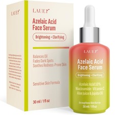 Azelaic Acid Face Serum 10 Niacinamide Vitamin C Dark Spot Brightening 1oz