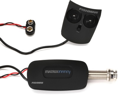 Fishman Matrix Infinity VT Acoustic Pickup - Wide Saddle