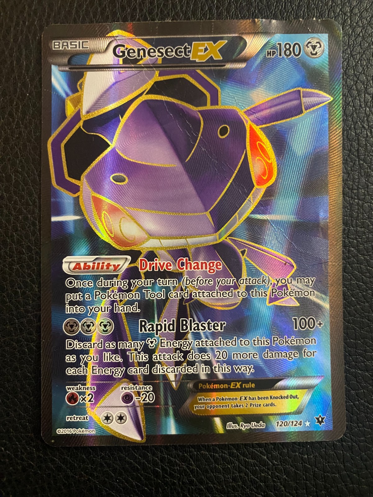 Genesect EX (Full Art) 120/124 Fates Collide Holo