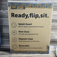 JoolBaby Quick Flip Toilet Seat with Built-In Potty & Splash Guard for Toddler