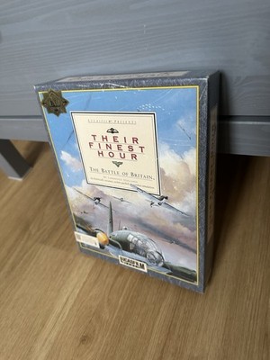 Their Finest Hour Big Box LucasFilm 1989 5,25'' Floppy IBM DOS US CiB