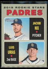 2019 Topps Heritage Jacob Nix/Luis Urias Rookie #262