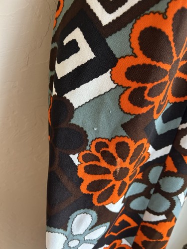 Vintage 60s 70s Puritan Forever Young Mod Maxi Dress S M Bold Psychedelic Floral, $74.88 - Photo 3