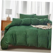 Boho Duvet Cover Set Size,Striped Duvet Cover Microfiber King Forest Green