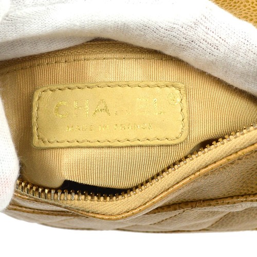 Chanel Beige Calfskin Chain Shoulder Bag 99424 - Picture 8 of 9