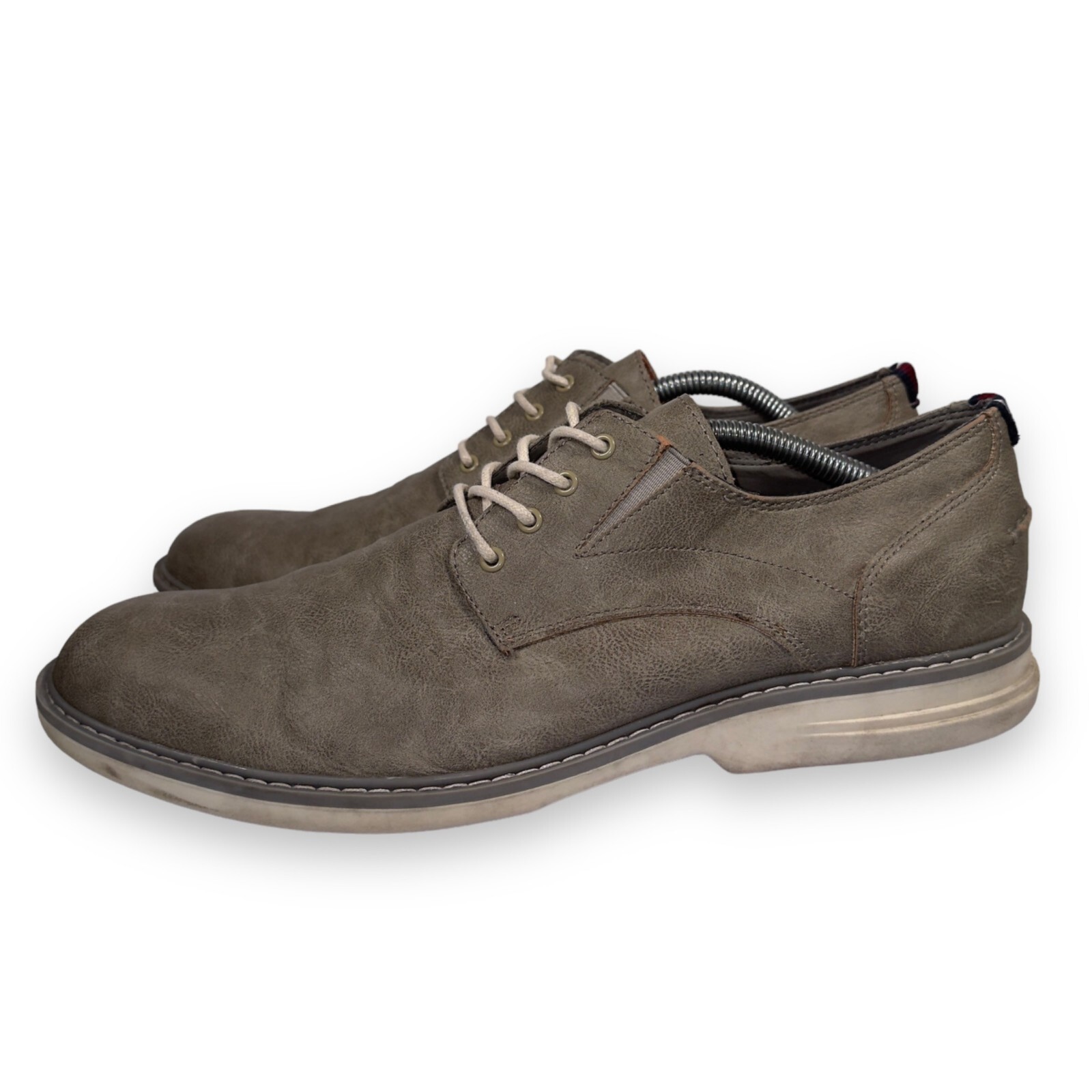 SAOLA Ben Sherman Countryside Derby Oxford punta liscia grigio BNMS20018 uomo 11