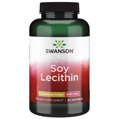 Swanson, Soy Lecithin, 1.2 g, 90 Weichkapseln - Blitzversand