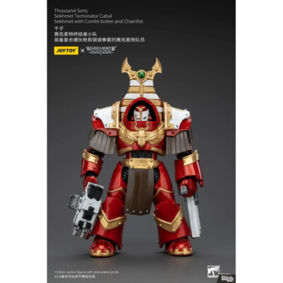 JoyToy Space Marines - Thousand Sons Sekhmet Terminator Cabal - Sekhmet With Com