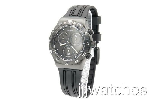 شراءحامل حامل سويسري جديد Teckno Black Silicone Date Chrono Watch 45 مم  YVB409$ 195 عبر الإنترنت فيChad. 125286367498