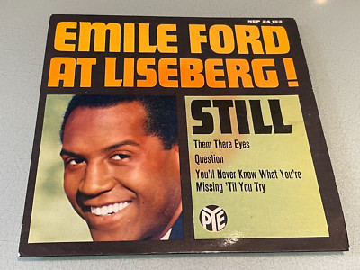 Emile Ford at Liseberg - 4 Track Vinyl Record 7'' Single EP - 1960 PYE NEP 24 133