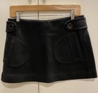 Mango MNG Casual Mini Skirt Womens Size Small S Black — photo 1
