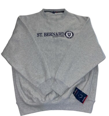St. Bernard Prep Men s Crewneck Sweatshirt Catholic Cullman Alabama Abbey 2XL