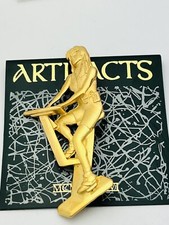 Broche prendedor vintage firmado JJ Jonette gimnasio ejercicio fitness bicicleta spinning entrenador