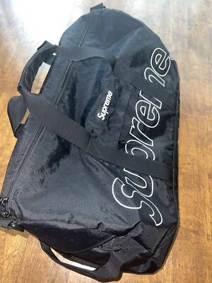 Supreme Duffel Bag “black” | eBay