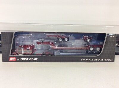 DCP Kenworth W900L with LowboyTri-Axle Trailer W/Jeep New In Box #1499