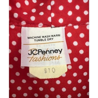 jcpenney polka dot blouse