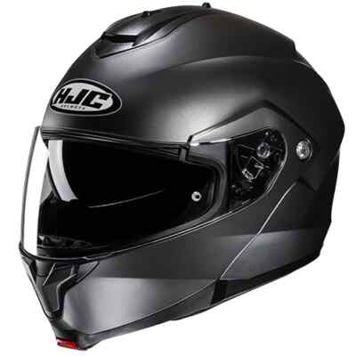 CASCO HELMET MOTO MODULARE HJC C91N SEMI FLAT TITANIUM GRÖSSE L