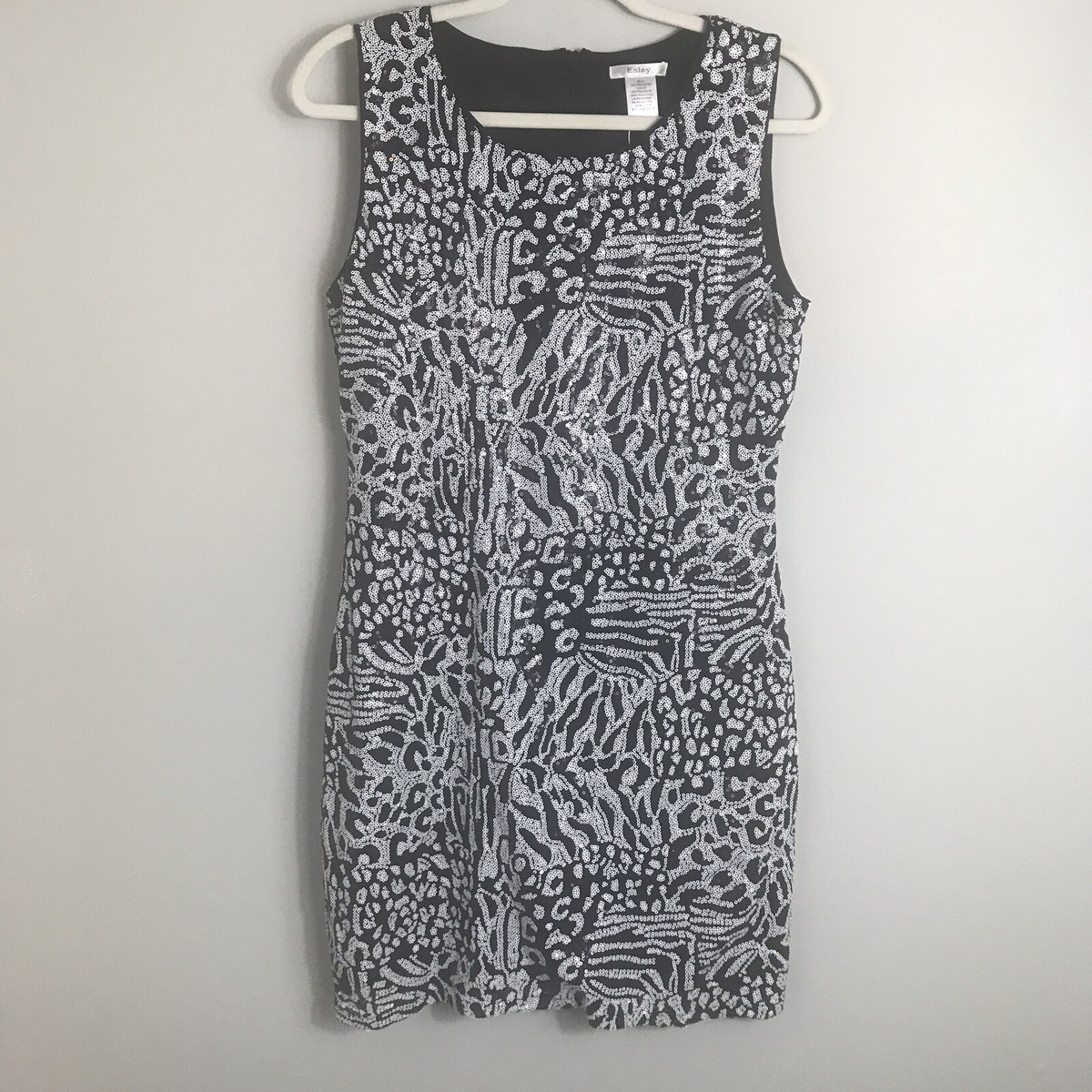 plus size sequin t shirt dress White Mini T-Shirt Comfortable All Plus Size Sequin Top Size