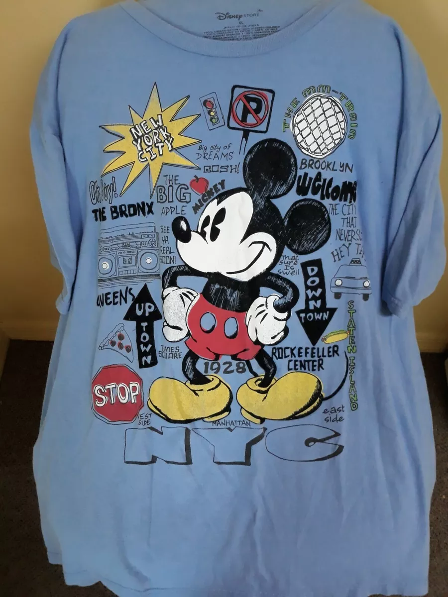 Disney Store New York City Mickey Mouse T Shirt XL