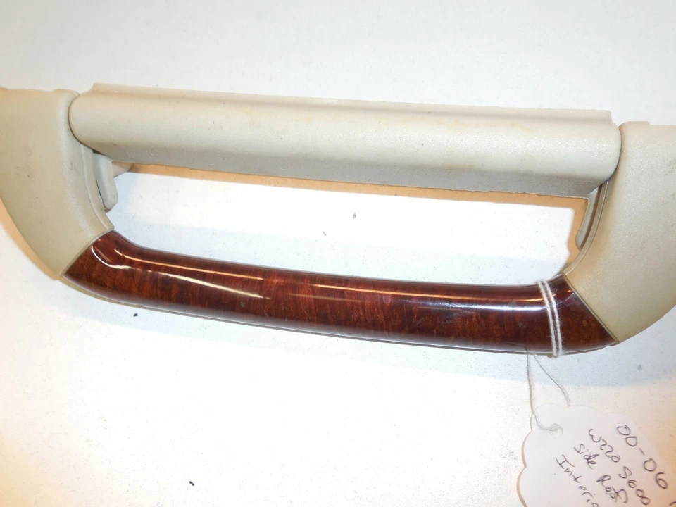 00-06 Mercedes Benz W220 S600 techo trasero derecho techo superior interior mango de madera Foto 2 de 4